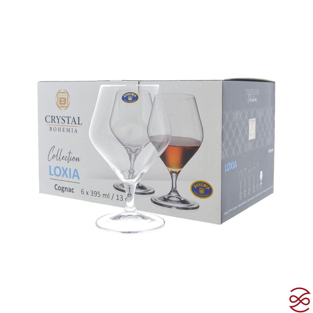 Набор фужеров для пива Crystalite Bohemia LOXIA 395 мл (6 шт)