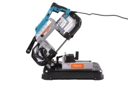 Ленточная пила по металлу, дереву 1400Вт, обороты 0-290об/мин, 6 скоростей, длина полотна 1141мм, подсветка, кабель 4м, станина Sturm!