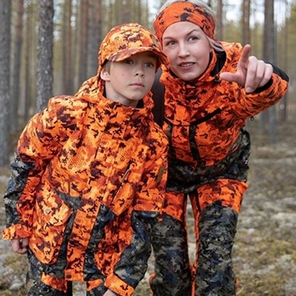 Кепка Anar Savka Digi Safety (цифровой оранжевый камуфляж)