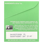 Twinings, Чистый белый чай, 20 чайных пакетиков, 30 г (1,06 унции)