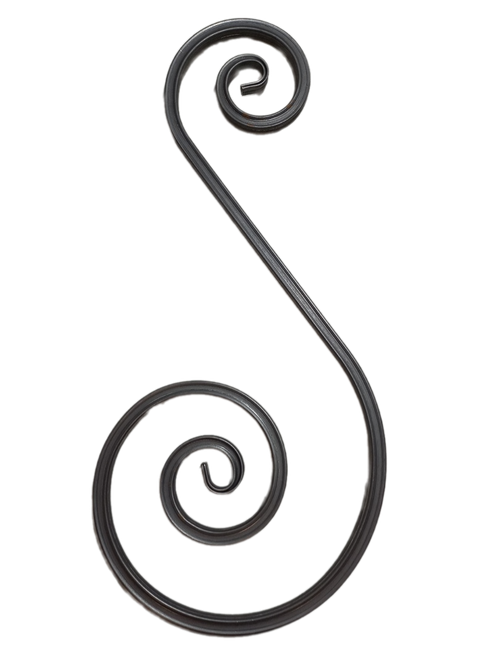 Кованый элемент "Валюта 2L", 650х300 мм