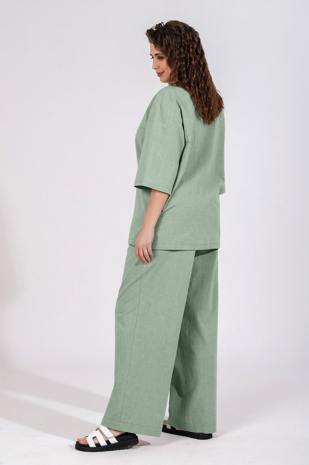 Блузка (рубашка) Тимьян-4 Виотекс ЗЕЛЁНЫЙ