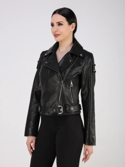 Кожаная куртка демисезонная косуха