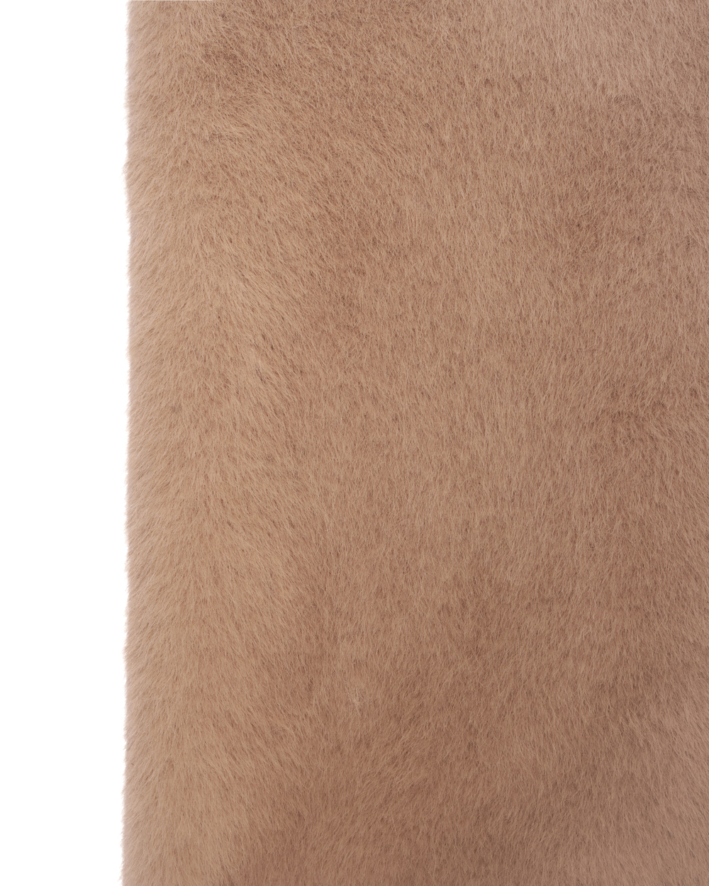 Длинный меховой шарф