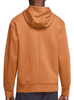 Мужская теннисная кофта Nike Court Fleece Tennis Hoodie M - hot curry