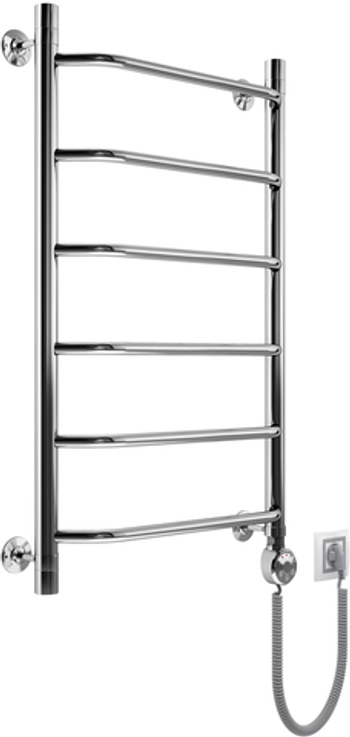 Эл. полотенцесушитель В6  Р80*50 (СНШ, Под скрытый монтаж, С таймером; Правое подкл.)