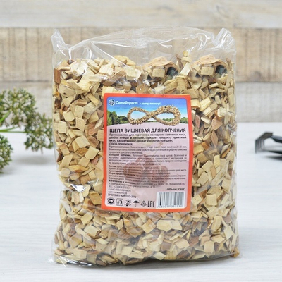 Щепа для копчения "Вишня" 2л