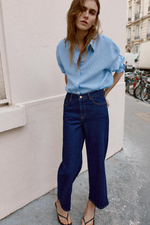 Z1975 ДЖИНСЫ-КЛОТТЫ С ВЫСОКОЙ ТАЛИЕЙ COMFORT - ZARA