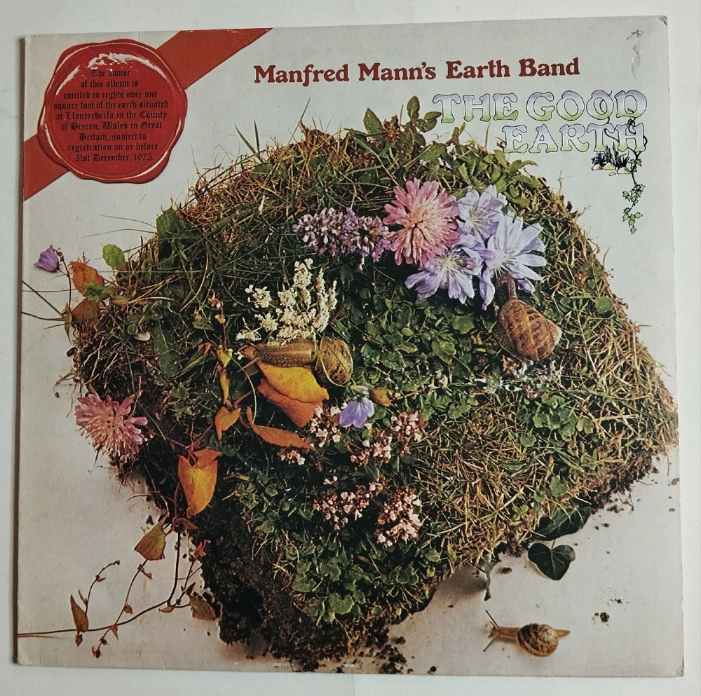 Винтажная виниловая пластинка LP Manfred Mann Earth Band The Good Earth (Germany 1977)