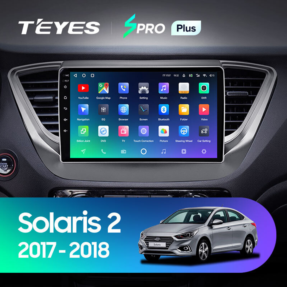 Teyes SPRO Plus 9" для Hyundai Solaris 2017-2018