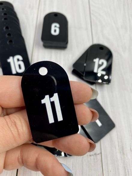 Номерки для ключей 30х50