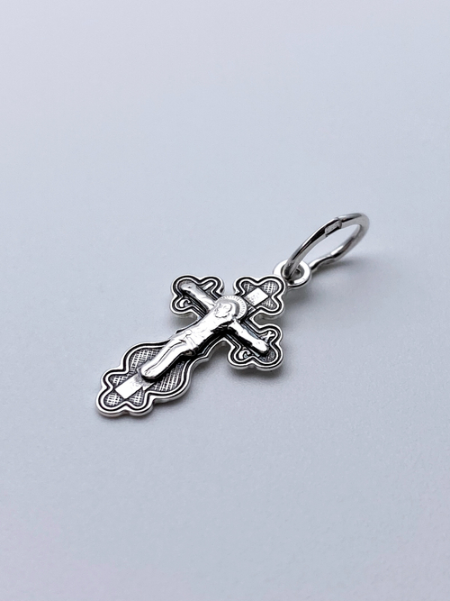 Крест из серебра/С подвижным ухом