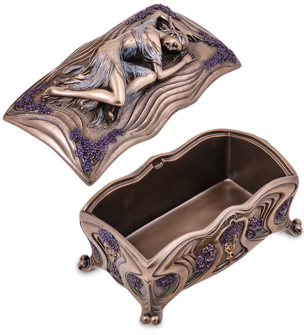 Veronese WS-1291 Шкатулка «Спящая на гортензиях»