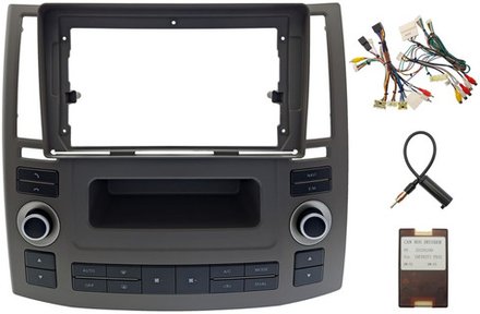 Магнитола для Infiniti FX35, FX45 S50 2006-2008 - Teyes LUX ONE ROUND монитор 12.3" 2K QLED на Android 10, CarPlay, 4G SIM-слот