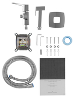 Смеситель с гигиеническим душем встраиваемый WONZON & WOGHAND FLEX, Хром (WW-88829072-CR)