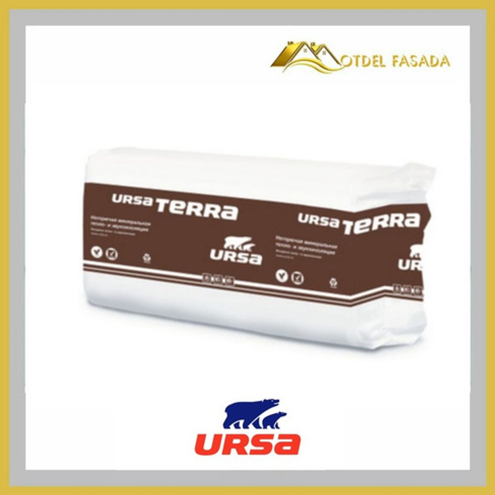 Утеплитель URSA TERRA PN 37 1250*610*50мм (20шт) 15,25м2 (0,763м3) – купить  за 3100 руб | Интернет-магазин Отдел Фасада. Строительные материалы для  наружной отделки частных домов.