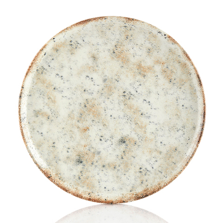 Тарелка круглая d=21 cм, фарфор, серия "Tinta Tierra" By Bone