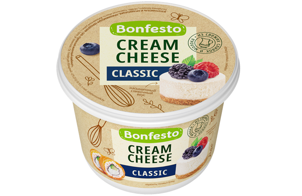 Сыр Творожный CreamCheese BONFESTO 70% 500 г., шт