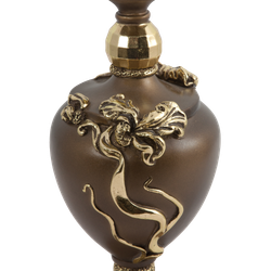 Настольная лампа Флер де Лис Бронза Тюссо Игуана Беж