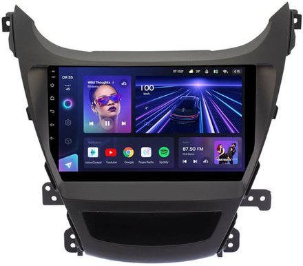 Магнитола для Hyundai Elantra 5 MD 2013-2015 (рестайлинг) - Teyes CC3 на Android 10, QLED, ТОП процессор, 4Гб+32Гб, CarPlay, 4G SIM-слот
