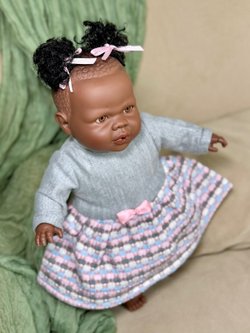 Кукла Berbesa мягконабивная 38см Alicia (4355S)