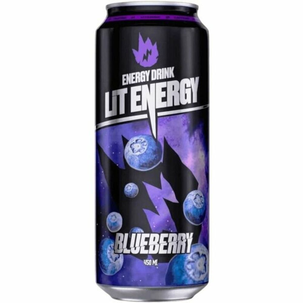 Энергетический напиток "LIT ENERGY" Черника 0,45л