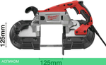 Ленточная пила Milwaukee BS 125 (4933448245)