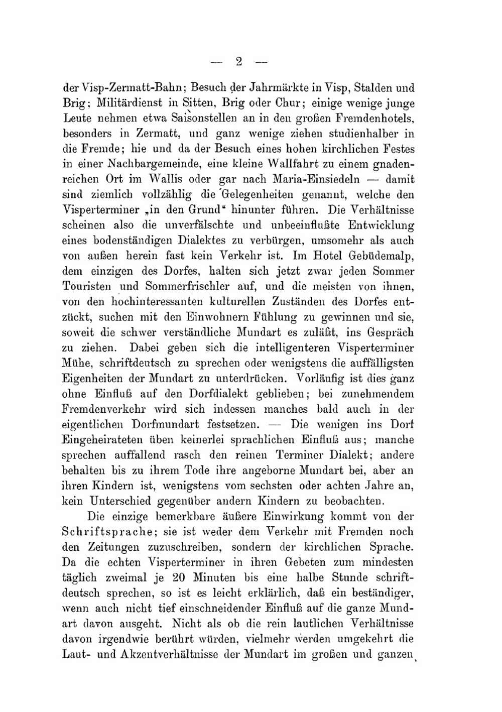 Die Mundart von Visperterminen im Wallis | Elisa Wipf