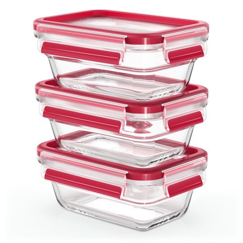 Набор контейнеров Tefal Masterseal Glass 3 предмета F1050110