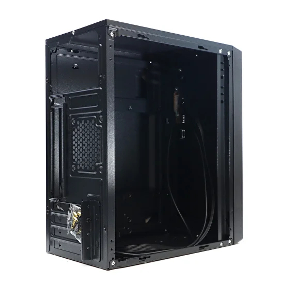 Корпус BaseTech M3402, Без БП, mATX, чёрный, 2xUSB2 (BT-M3402-B)