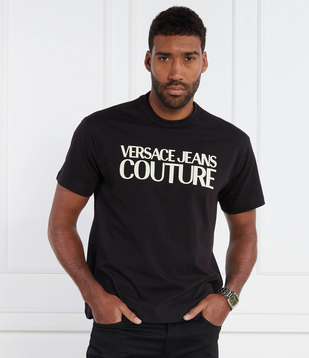 Футболка MAGLIETTA Versace Jeans Couture - черный(76GAHG01CJ00G)