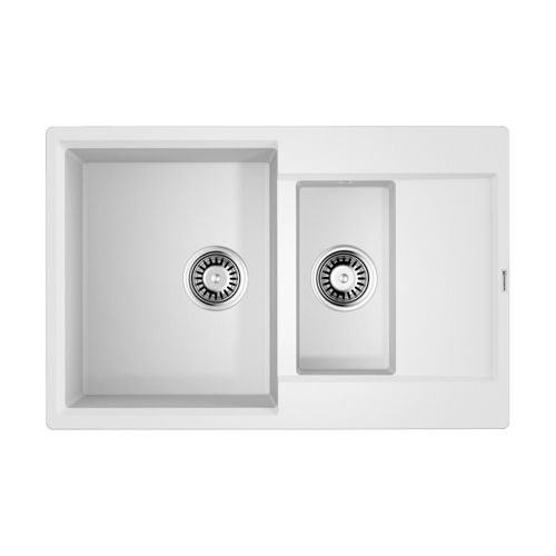 кухонная мойка Omoikiri Daisen 78-2T-WH Tetogranit/белый