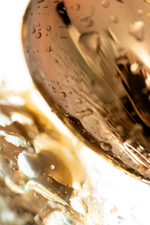 Анальная втулка с кристаллом Small Gold черный 7 см