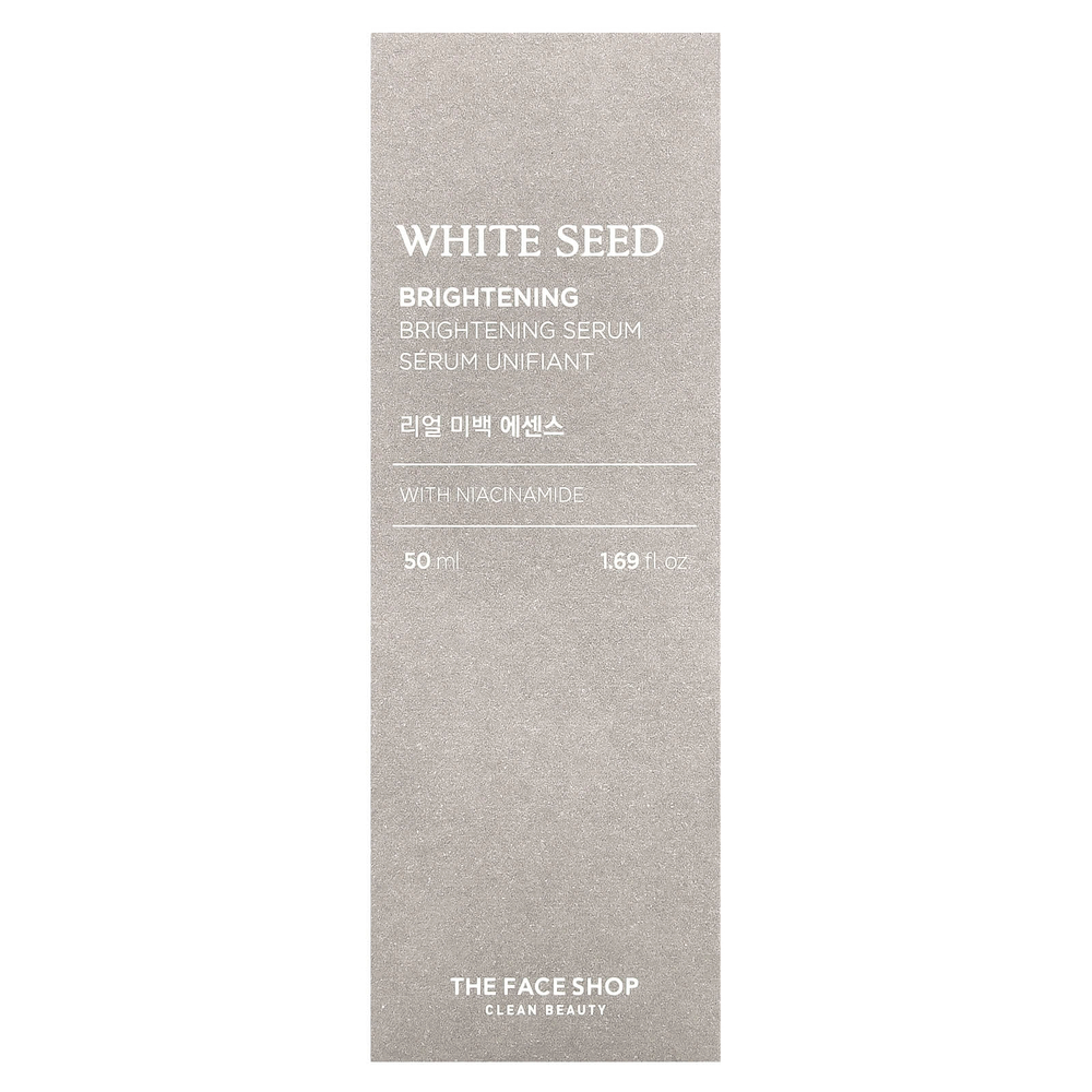 The Face Shop, White Seed, осветляющая сыворотка с ниацинамидом, 50 мл (1,69 жидк. Унции)