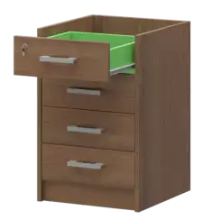 Корпус тумбы приставной АТ-05 Орех гварнери 440x450x740 Арго