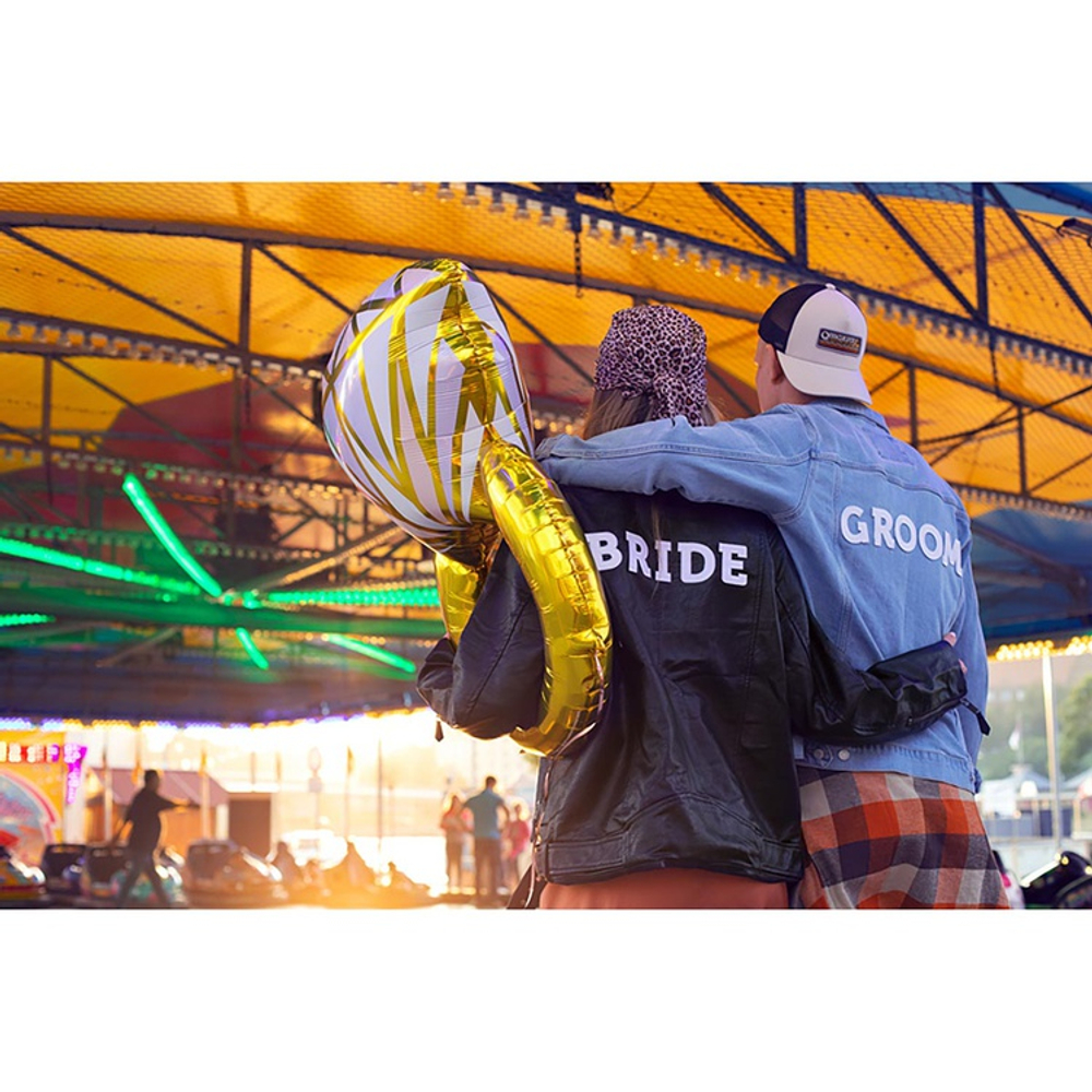 Фольгированный шар-фигура «Кольцо с бриллиантом», 75 см