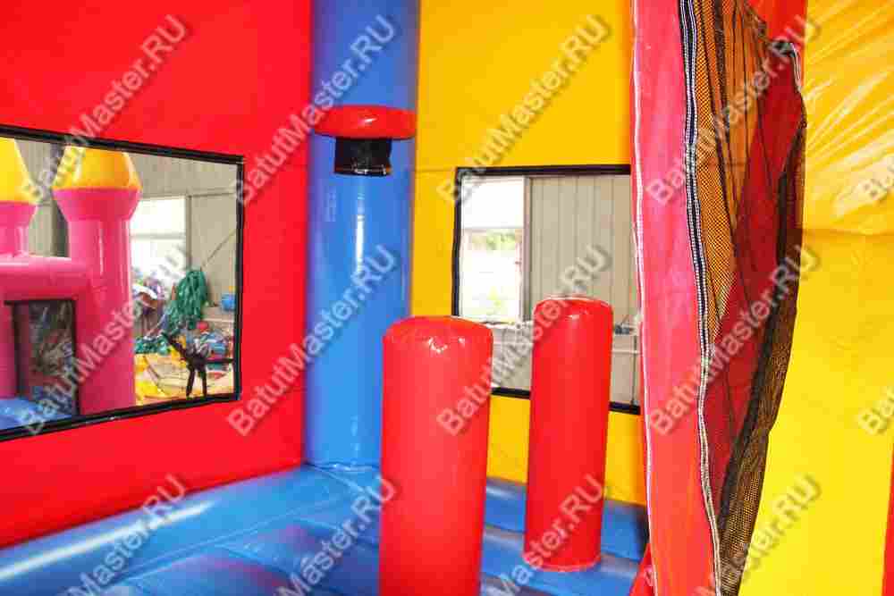 Коммерческий надувной батут "Лесные жители" 4,5*4,5*5 м