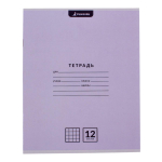 Тетрадь школьная "Classic" А5 12л кл 98% (Funguru) микс цветов (комплект 5 шт)