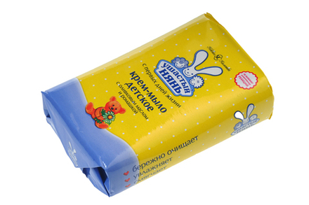 Крем-мыло Ушастый нянь 90г с ромашкой в обертке Невская косметика