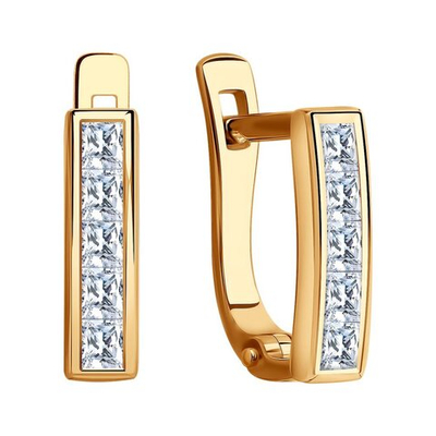 Серьги Au 585 (028743)