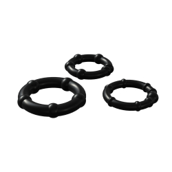 Babooom Ring Set Black - Набор эрекционных колец
