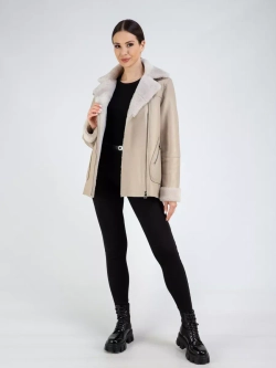 Дубленка авиатор натуральная зимняя