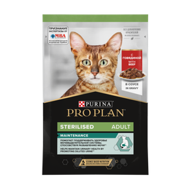 Про План Sterilised Говядина в Соусе 85гр.