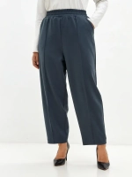 Брюки бананы со стрелками графит