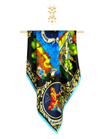 Платок «Палех» 100% шелк