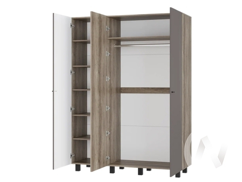 Шкаф 3-х створчатый ШК-08 МС Олива (Дуб каньон/MF14)