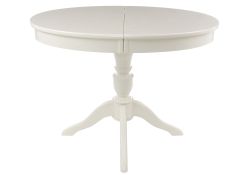 Деревянный стол Arno 106(141)х75х76 без патины / молочный