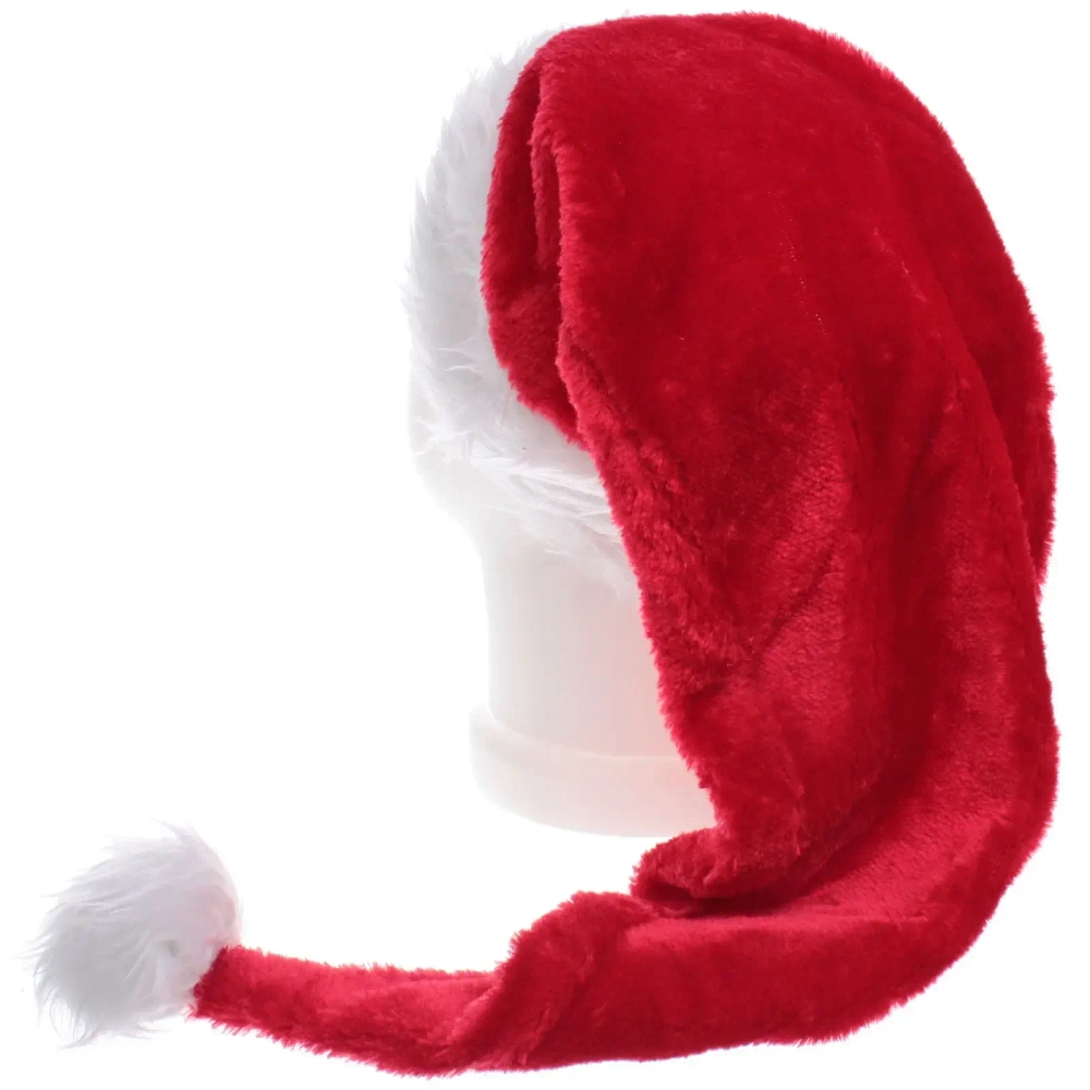 Колпак новогодний удлинённый «Эмоции» 30*70см, красный