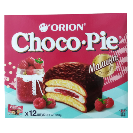 Пирожное Choco-Pie Малина 360 гр