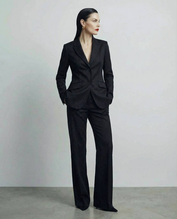 Черные брюки Лорен